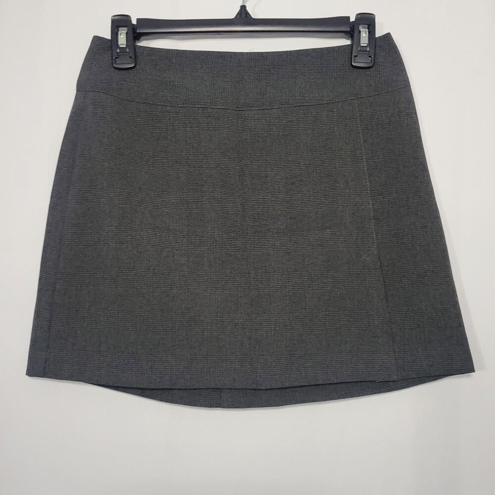 NWOT A. Byer Y2K Style Black and Grey Mini Skirt with Side Slit Sz 5 Clueless